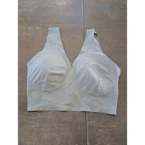 TRUE‎ & CO. Seamless V-Neck Full Coverage Comfort Lounge Bra Tank Top Size large